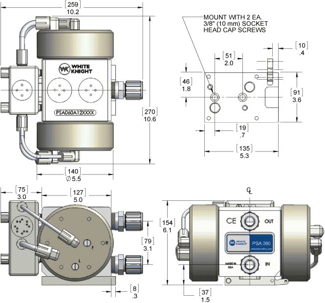 spec sheet psa 060