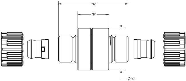 iPolymer CV2 Check Valve Dimensions