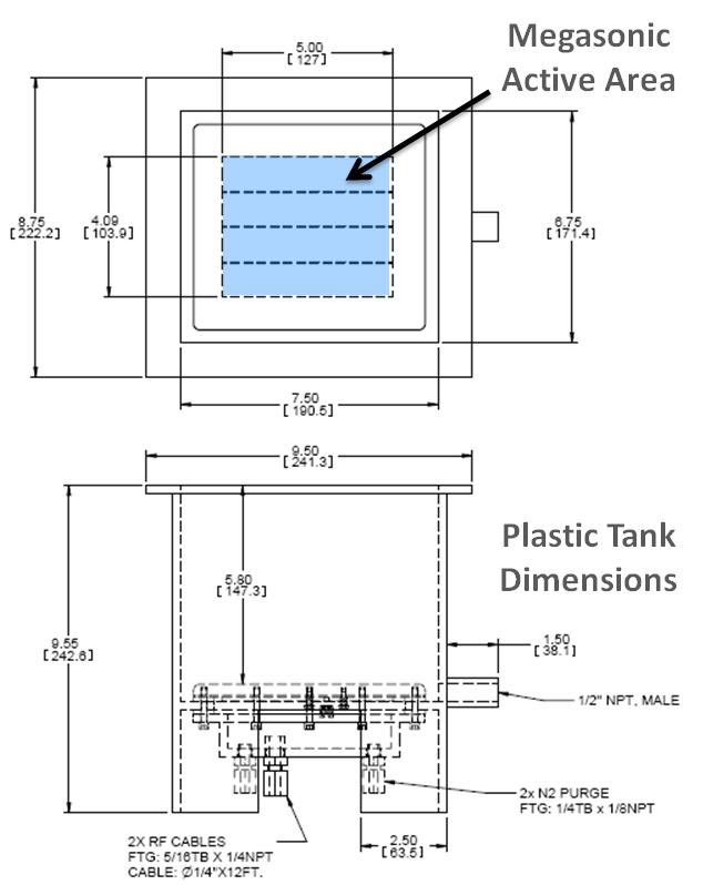 PCT Systems Mini‐Meg 100 Tank Dimensions