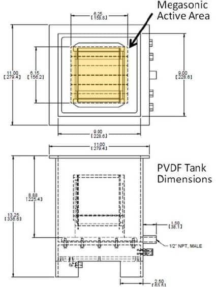 PCT Systems Mini‐Meg 150 Tank Dimensions